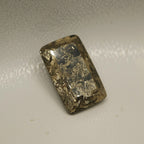 Pyrite 1PC Large 10x12 MM Emerald Cabochon Gray Shine semi Precious Loose Gemstones