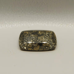 Pyrite 10PC Tiny 4x6 MM Emerald Cabochon Gray Superior semi Precious Gems