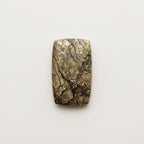 Pyrite 1PC Tiny 5x7 MM Emerald Cabochon Gray Pure semi Precious Loose Gems