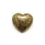 Pyrite 1PC Tiny 6x6 MM Heart Cabochon Gray Sparkling semi Precious Gems