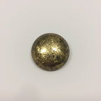 Pyrite 1PC Large 10x10 MM Round Cabochon Gray Luster semi Precious Loose Gemstones