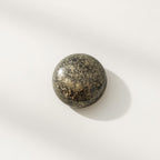 Pyrite 10PC Tiny 4x4 MM Round Cabochon Gray Pure semi Precious Loose Gemstones
