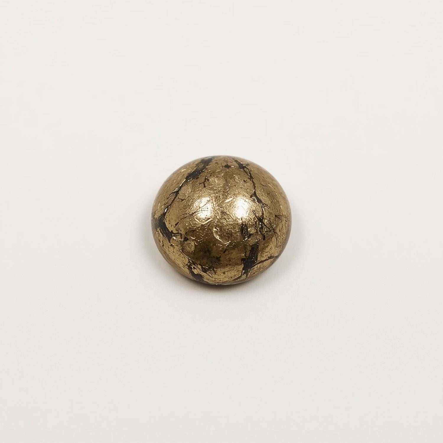 Pyrite 10PC Tiny 5x5 MM Round Cabochon Gray Fiery semi Precious Semi Precious Gemstone