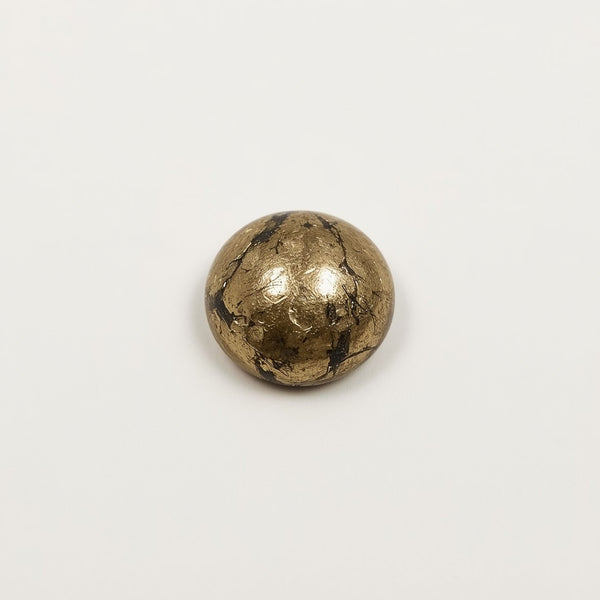 Pyrite 10PC Tiny 5x5 MM Round Cabochon Gray Fiery semi Precious Semi Precious Gemstone