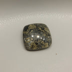 Pyrite 1PC Large 10x10 MM Square Cabochon Gray Sparkling semi Precious Loose Gemstone