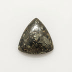 Pyrite 10PC Tiny 4x4 MM Triangle Cabochon Gray Luster semi Precious Precious Gemstone