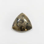 Pyrite 10PC Tiny 5x5 MM Triangle Cabochon Gray Lustrous semi Precious Gems