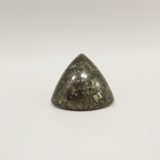 Pyrite 1PC Tiny 6x6 MM Triangle Cabochon Gray Shine semi Precious Loose Gems