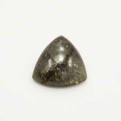 Pyrite 1PC Small 8x8 MM Triangle Cabochon Gray High-Quality semi Precious Loose Gemstones