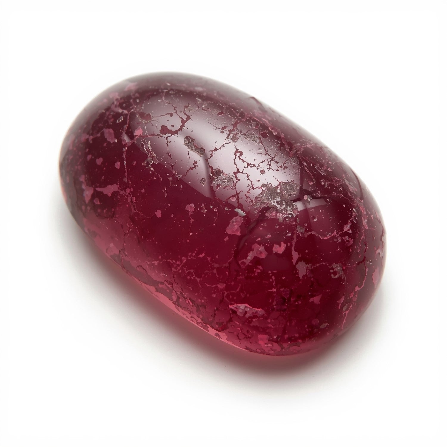 Red Jade 1PC Medium 7x14 MM Baguette Cabochon Red Genuine semi Precious Precious Gemstone Image secondaire du produit