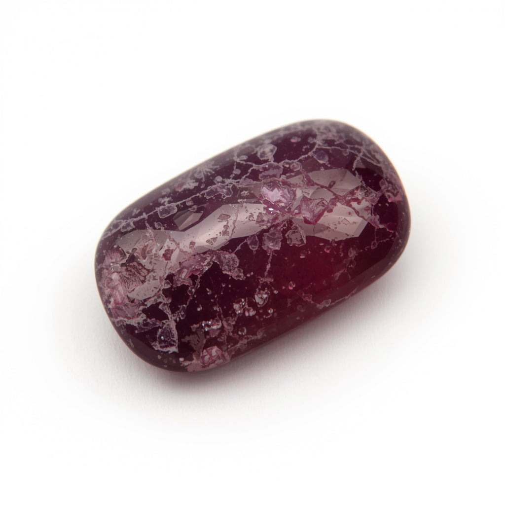 Red Jade 1PC Large 8x16 MM Baguette Cabochon Red Superior semi Precious Gems