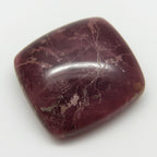 Red Jade 1PC Large 11x11 MM Cushion Cabochon Red Sparkling semi Precious Semi Precious Gemstone
