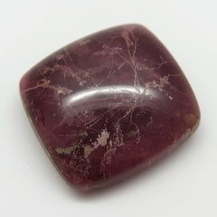 Red Jade 1PC Large 11x11 MM Cushion Cabochon Red Sparkling semi Precious Semi Precious Gemstone
