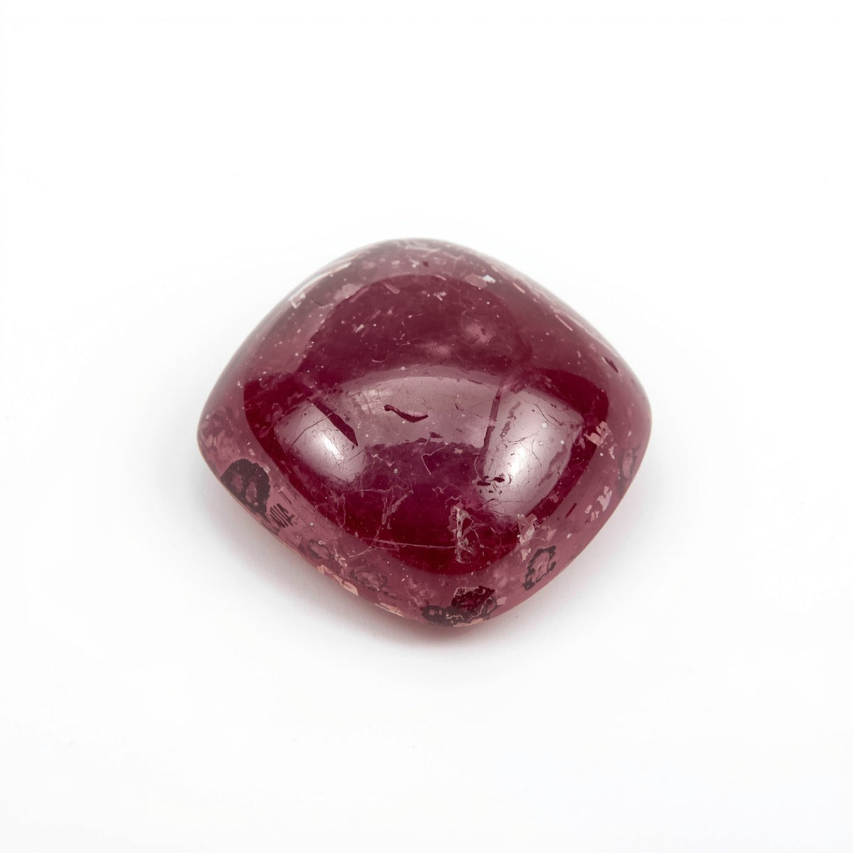 Red Jade 10PC Tiny 4x4 MM Cushion Cabochon Red High-Quality semi Precious Loose Gemstones