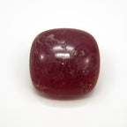 Red Jade 1PC Tiny 6x6 MM Cushion Cabochon Red Genuine semi Precious Precious Gemstone