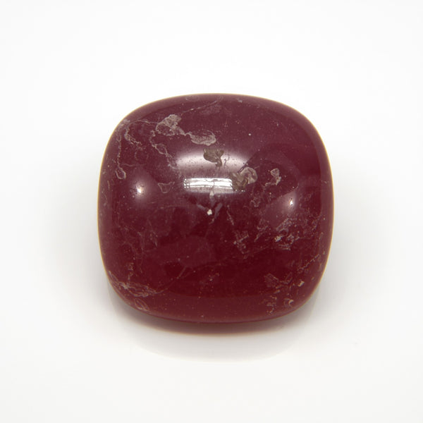 Red Jade 1PC Small 7x7 MM Cushion Cabochon Red Superior semi Precious Gems