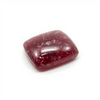 Red Jade 1PC Small 8x8 MM Cushion Cabochon Red Pure semi Precious Loose Gems