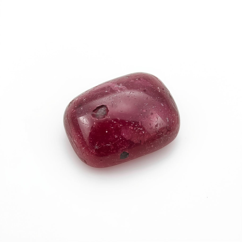 Red Jade 10PC Tiny 4x6 MM Emerald Cabochon Red Lustrous semi Precious Semi Precious Gemstone