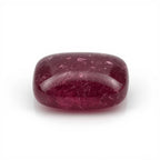 Red Jade 1PC Tiny 5x7 MM Emerald Cabochon Red Shine semi Precious Precious Gemstone