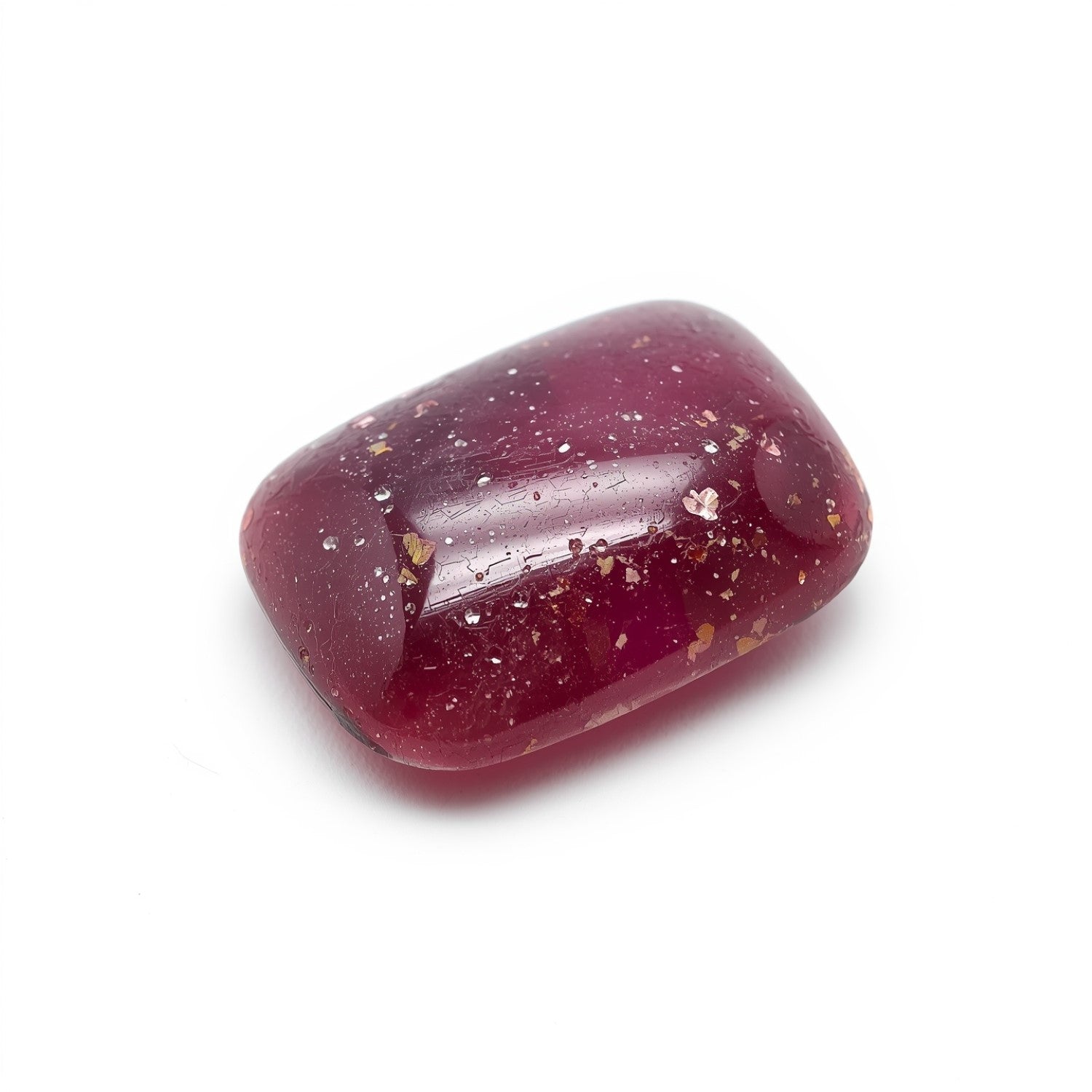 Red Jade 1PC Small 6x9 MM Emerald Cabochon Red High-Quality semi Precious Loose Gems Hoofdafbeelding
