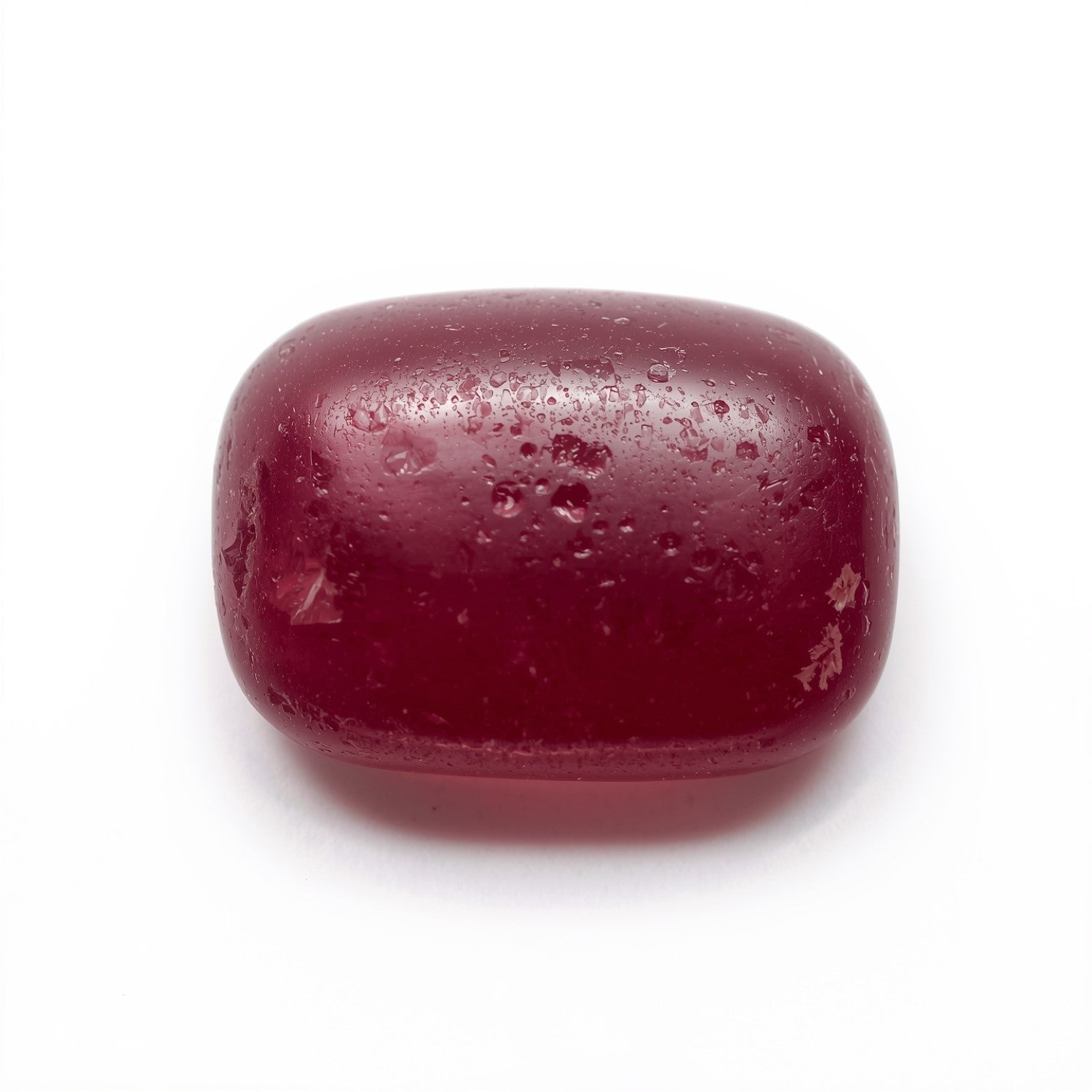 Red Jade 1PC Medium 7x10 MM Emerald Cabochon Red Genuine semi Precious Loose Gemstones