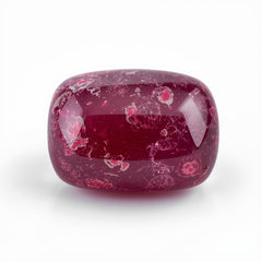 Red Jade 1PC Medium 7x10 MM Emerald Cabochon Red Genuine semi Precious Loose Gemstones