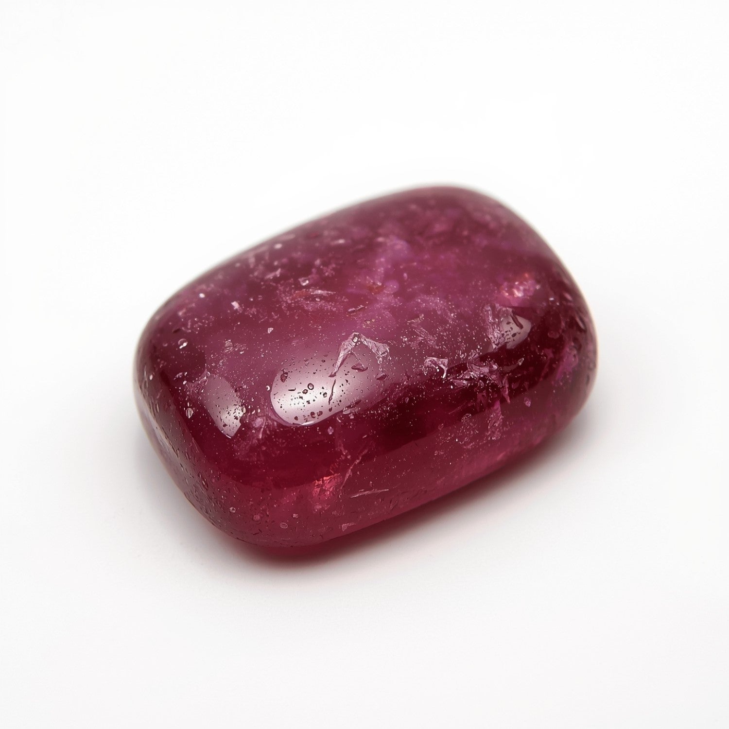 Red Jade 1PC Medium 8x10 MM Emerald Cabochon Red Superior semi Precious Semi Precious Gemstone