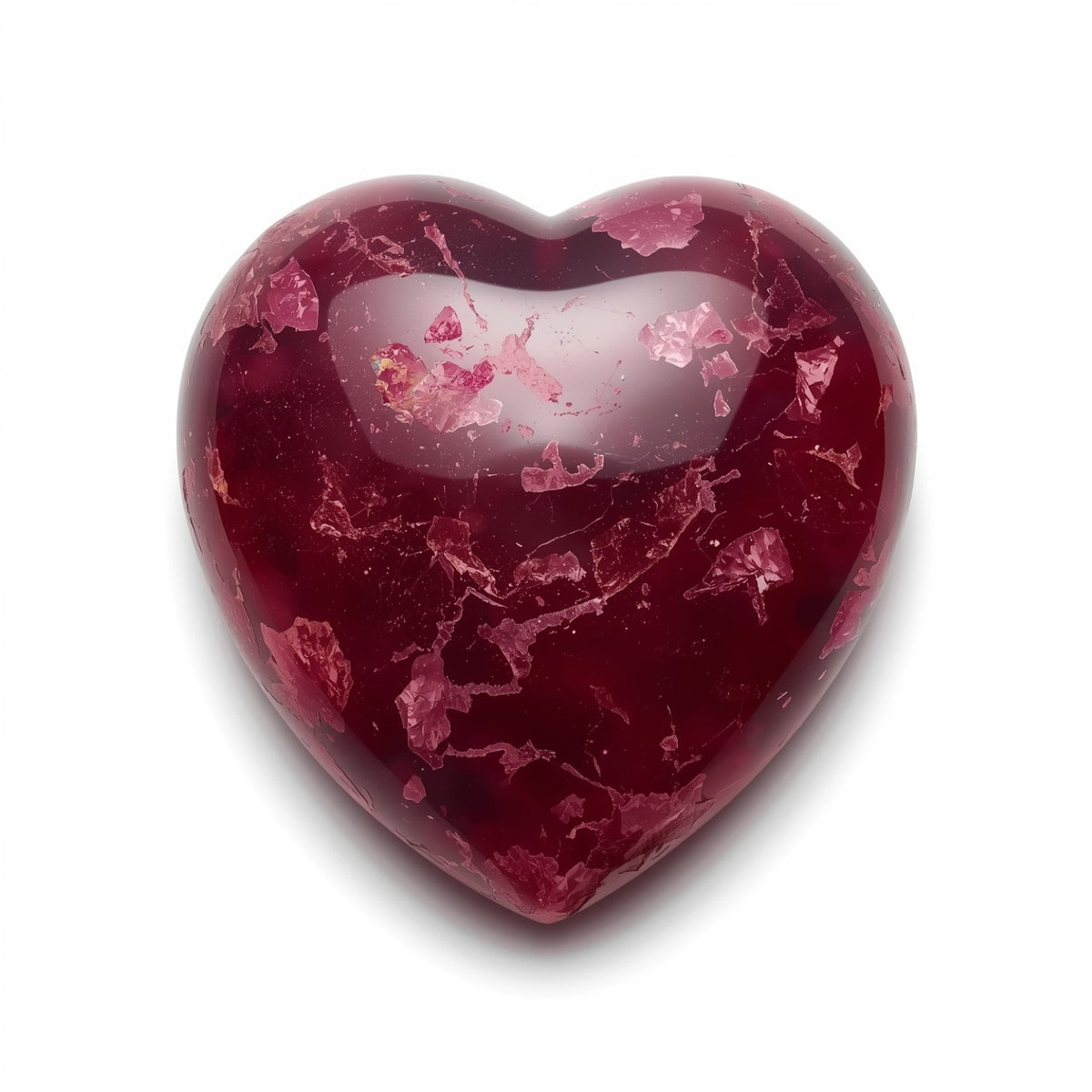 Red Jade 1PC Large 10x10 MM Heart Cabochon Red Natural semi Precious Semi Precious Gemstone