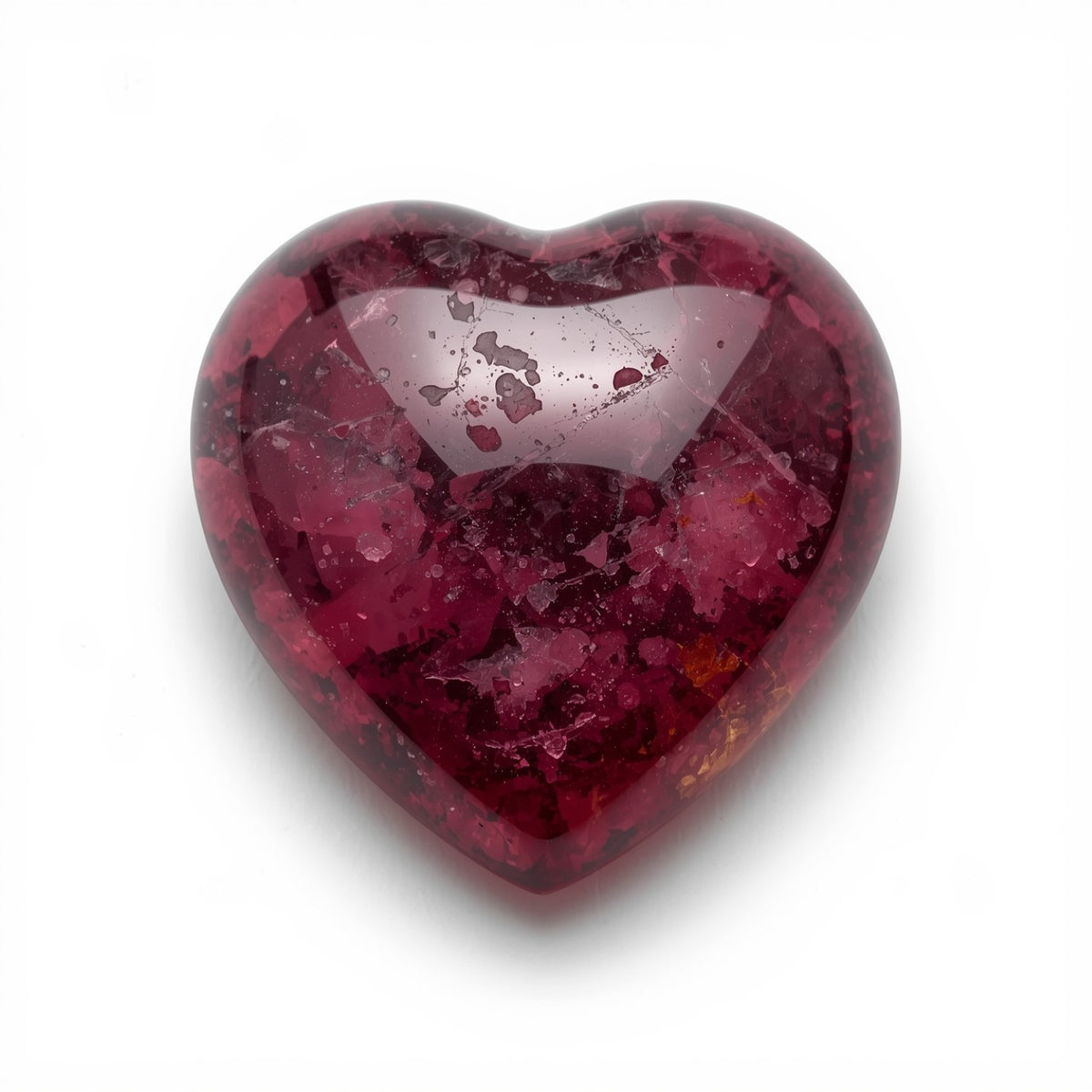 Red Jade 1PC Large 11x11 MM Heart Cabochon Red Genuine semi Precious Precious Gemstone