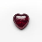 Red Jade 10PC Tiny 3x3 MM Heart Cabochon Red Polished semi Precious Loose Gemstones