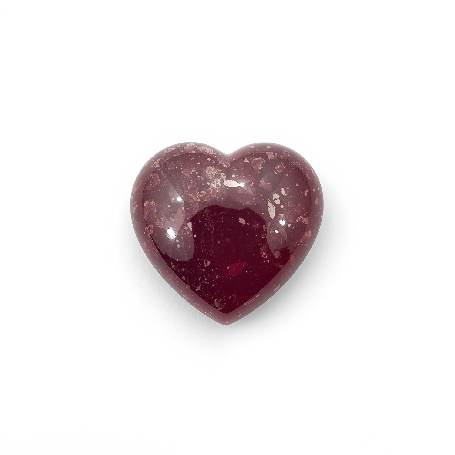 Red Jade 10PC Tiny 5x5 MM Heart Cabochon Red Luster semi Precious Precious Gemstone