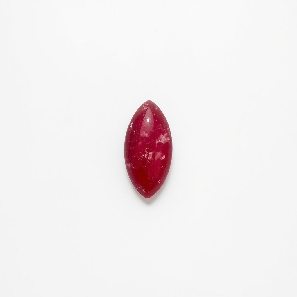 Red Jade 10PC Tiny 4x8 MM Marquise  Cabochon Red Superior semi Precious Loose Gemstone
