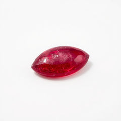 Red Jade 1PC Medium 7x14 MM Marquise  Cabochon Red Brilliant semi Precious Precious Gemstone