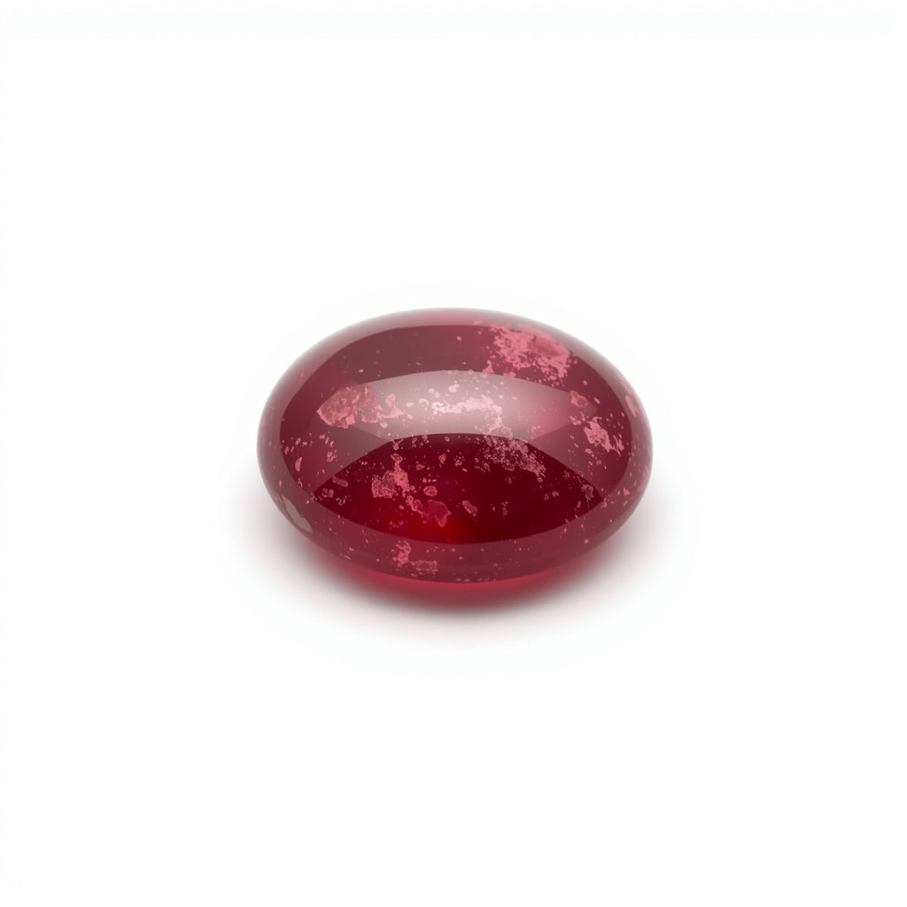 Red Jade 10PC Tiny 4x6 MM Oval Cabochon Red Genuine semi Precious Loose Gems