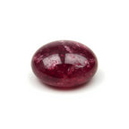 Red Jade 1PC Small 6x8 MM Oval Cabochon Red Pure semi Precious Loose Gemstones