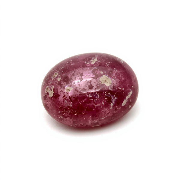 Red Jade 1PC Small 6x9 MM Oval Cabochon Red Fiery semi Precious Semi Precious Gemstone