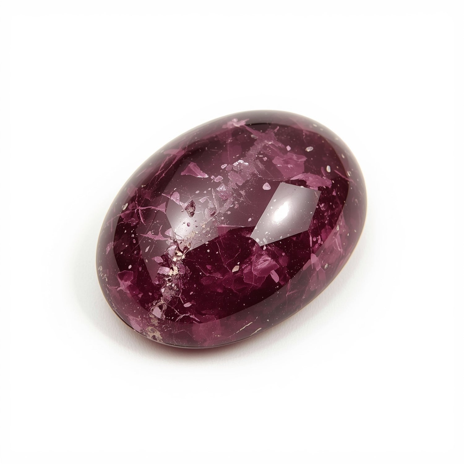 Red Jade 1PC Small 7x9 MM Oval Cabochon Red Brilliant semi Precious Precious Gemstone