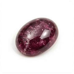 Red Jade 1PC Small 7x9 MM Oval Cabochon Red Brilliant semi Precious Precious Gemstone