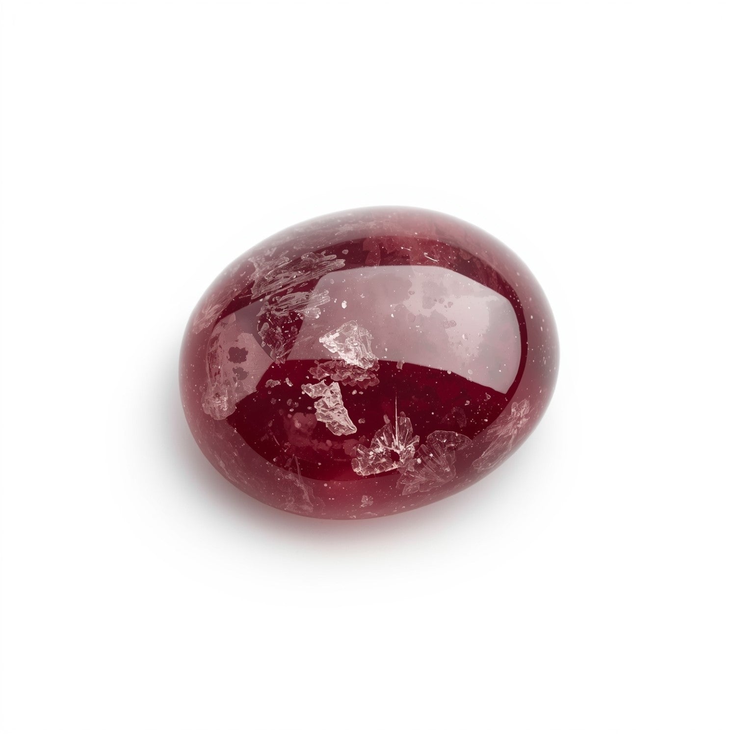 Roter Jade 1PC Medium 8x10 MM Oval Cabochon Rot Poliert Halbedelsteine Lose Edelsteine Hauptbild