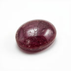 Red Jade 1PC Medium 8x10 MM Oval Cabochon Red Polished semi Precious Loose Gems