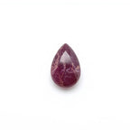 Red Jade 10PC Tiny 3x5 MM Pear Cabochon Red Brilliant semi Precious Precious Gemstone