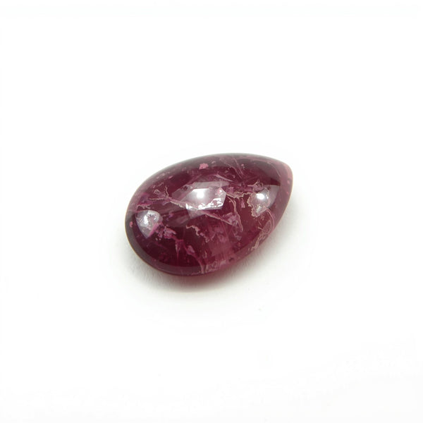 Red Jade 10PC Tiny 4x6 MM Pear Cabochon Red Sparkling semi Precious Gems
