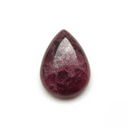 Red Jade 1PC Medium 8x10 MM Pear Cabochon Red Fine semi Precious Gems