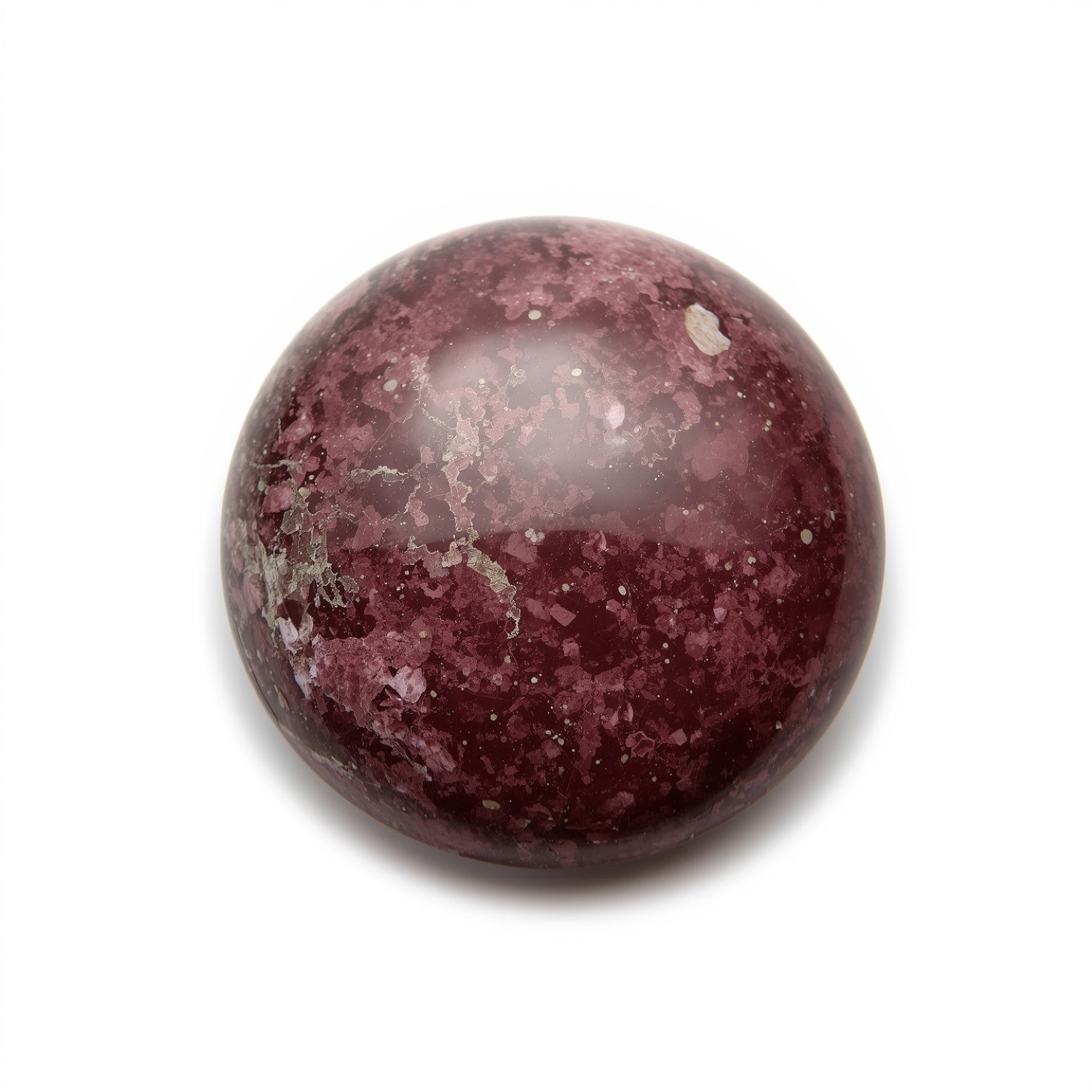 Red Jade 1PC Large 11x11 MM Round Cabochon Red Natural semi Precious Semi Precious Gemstone Immagine principale del prodotto