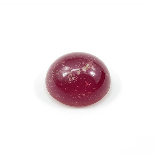 Red Jade 10PC Tiny 3x3 MM Round Cabochon Red Sparkling semi Precious Loose Gemstone