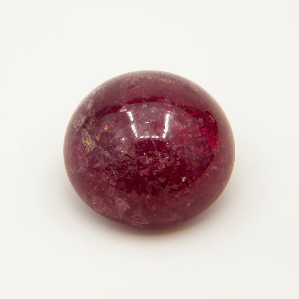 Red Jade 10PC Tiny 5x5 MM Round Cabochon Red Splendid semi Precious Semi Precious Gemstone