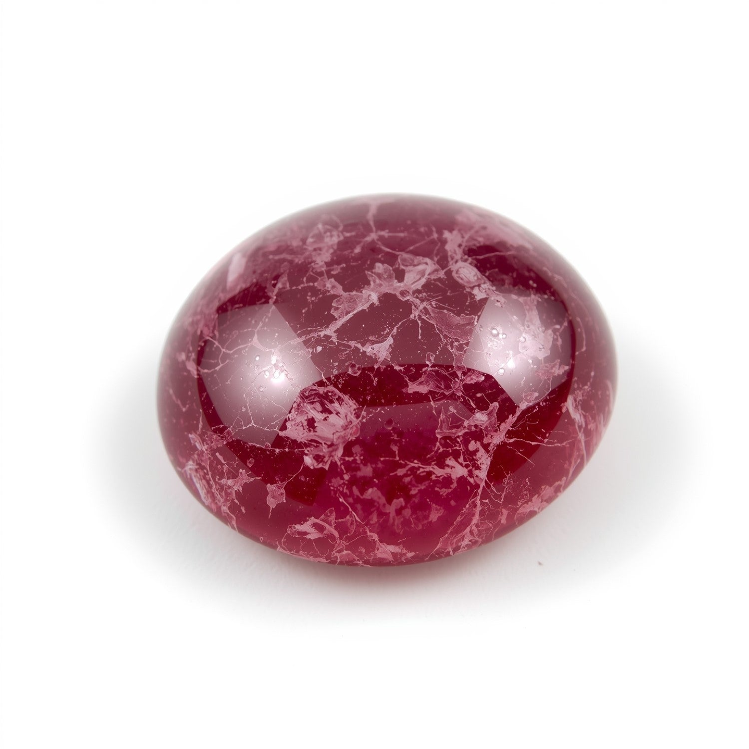 Red Jade 1PC Medium 9x9 MM Round Cabochon Red Fine semi Precious Loose Gemstone