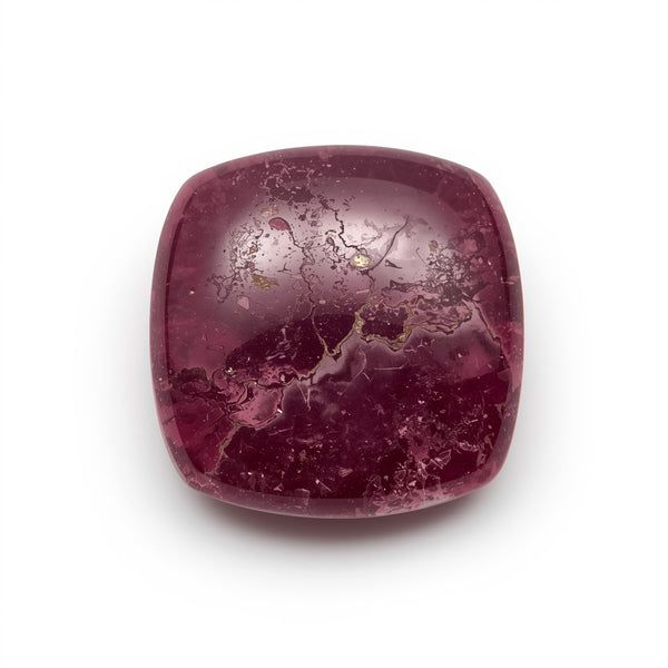Red Jade 1PC Large 10x10 MM Square Cabochon Red Lustrous semi Precious Loose Gemstone