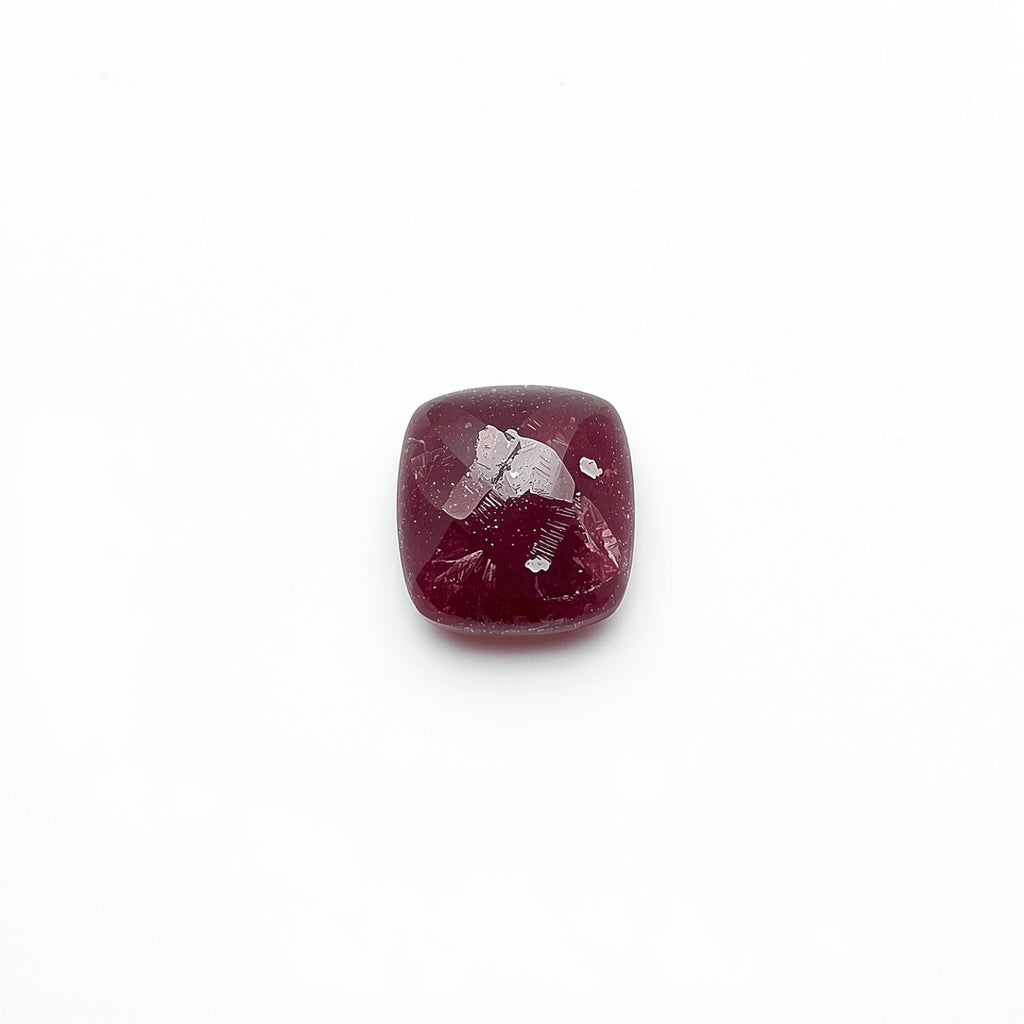 Red Jade 10PC Tiny 3x3 MM Square Cabochon Red Pure semi Precious Loose Gems