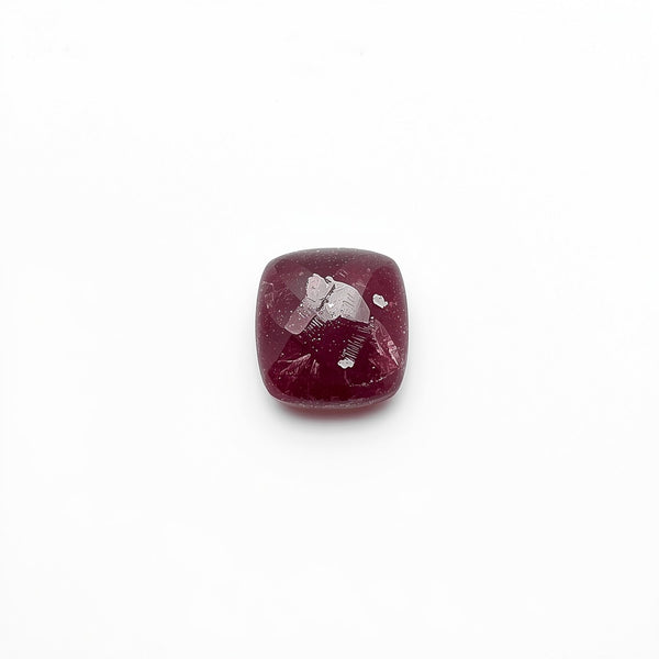 Red Jade 10PC Tiny 3x3 MM Square Cabochon Red Pure semi Precious Loose Gems